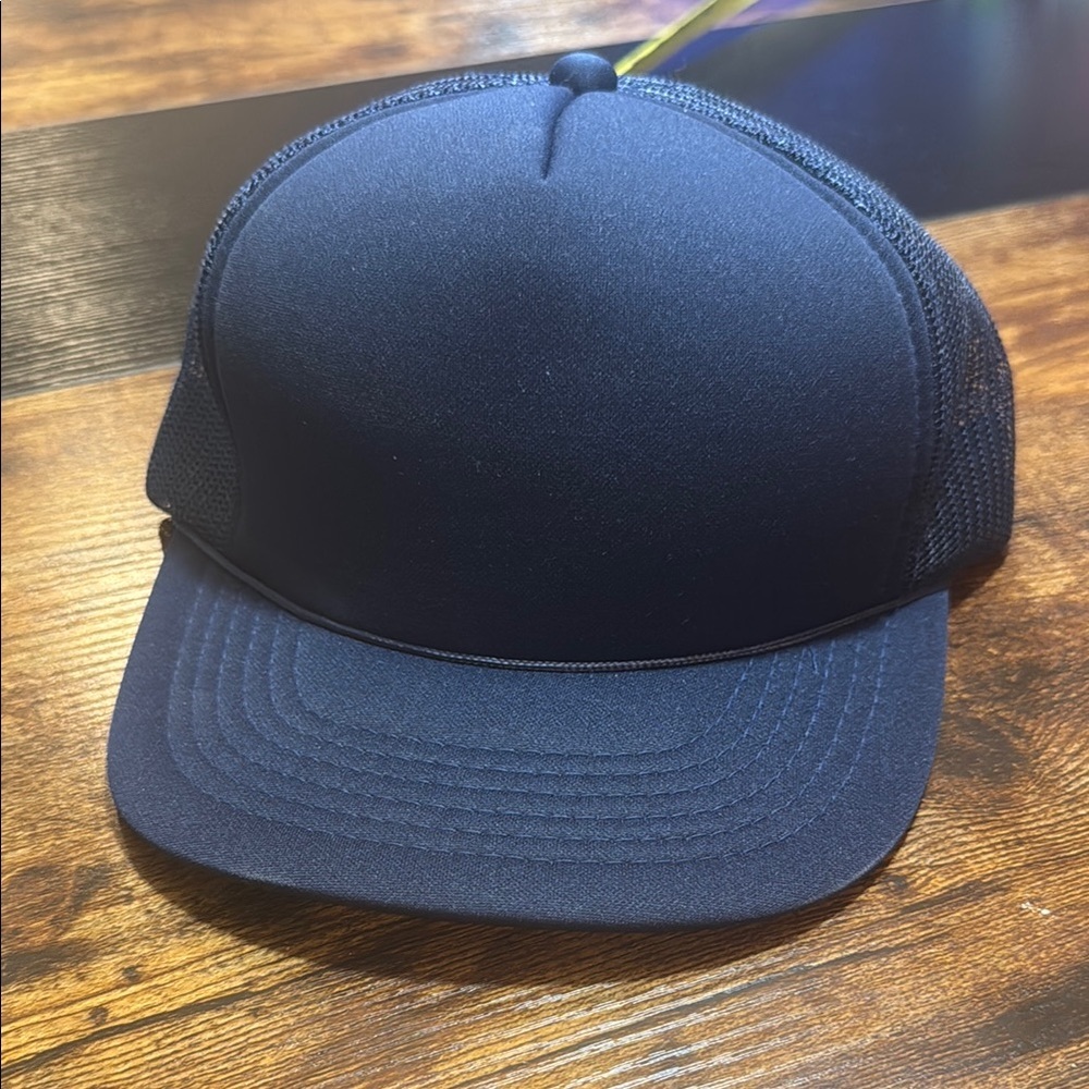 Navy Foam Trucker Hat NWOT
